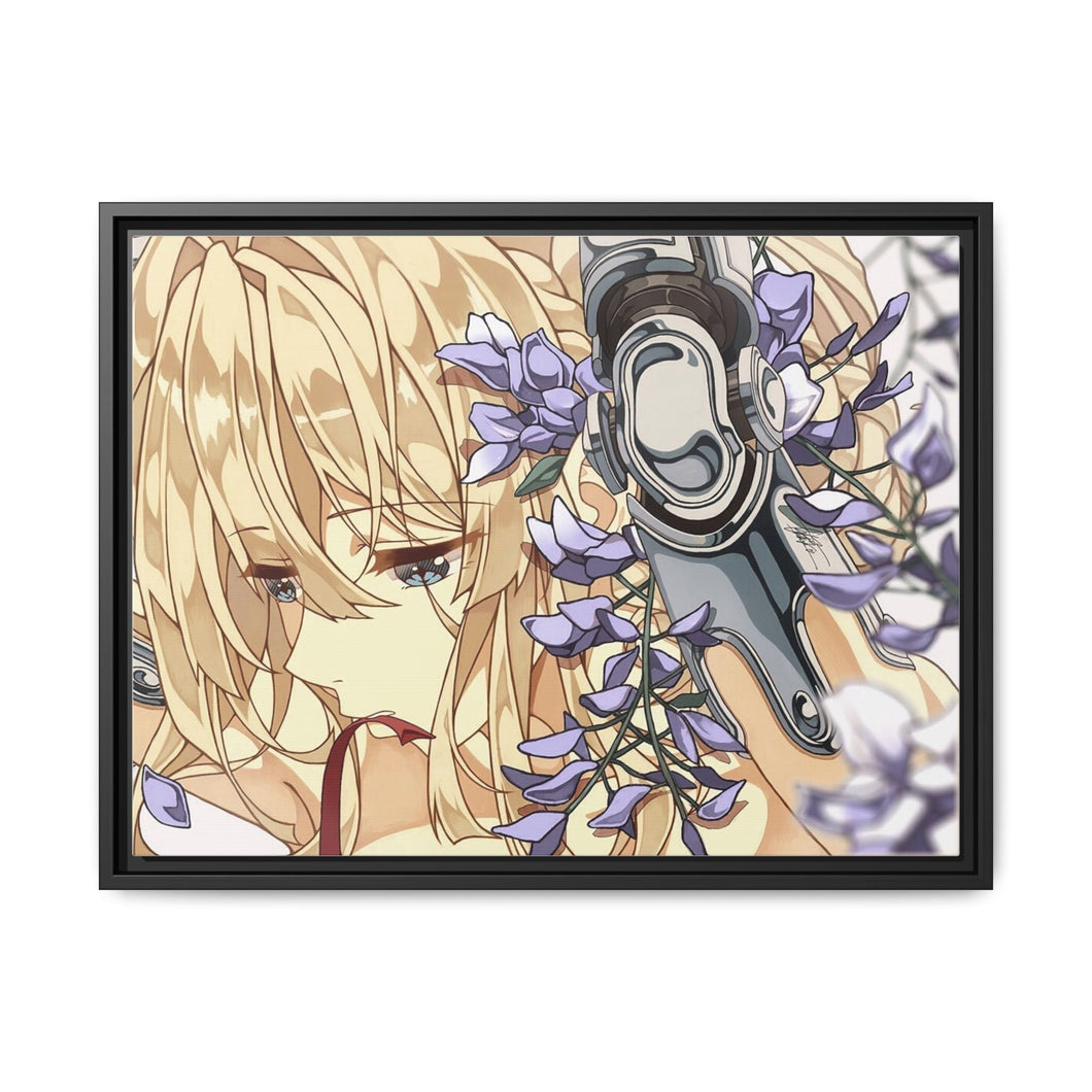 Anime Violet Evergarden Canvas Framed Art Print