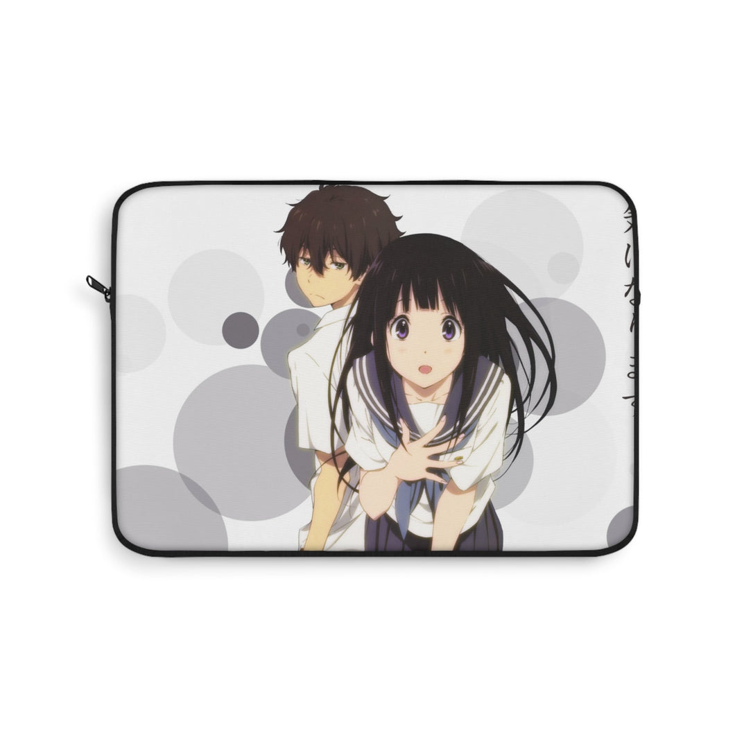 Eru Chitanda  And  Hōtarō Oreki Together Laptop Sleeve