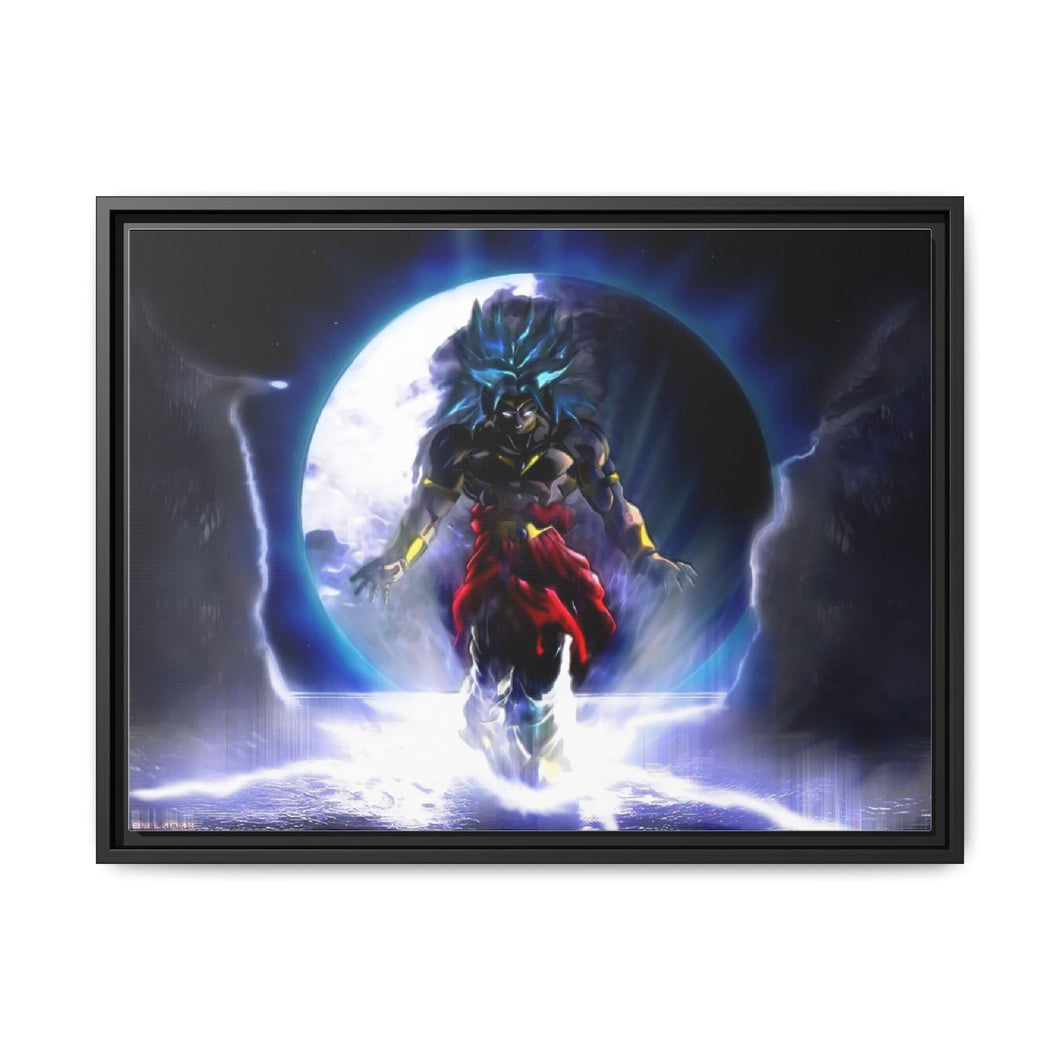 The Legendary Super Saiyan Canvas Framed Art Print