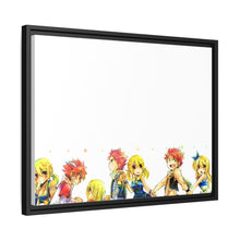 Load image into Gallery viewer, Fairy Tail Natsu Dragneel, Lucy Heartfilia Canvas Framed Art Print
