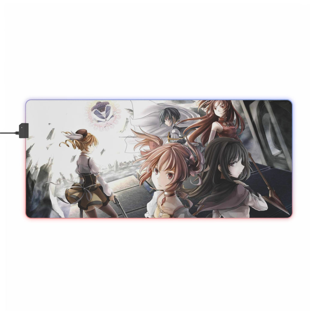 Puella Magi Madoka Magica RGB LED Mouse Pad (Desk Mat)