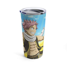 Load image into Gallery viewer, Fairy Tail Natsu Dragneel, Lucy Heartfilia, Happy Tumbler 20oz
