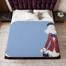 Load image into Gallery viewer, Arisu Sakayanagi Sherpa Blanket
