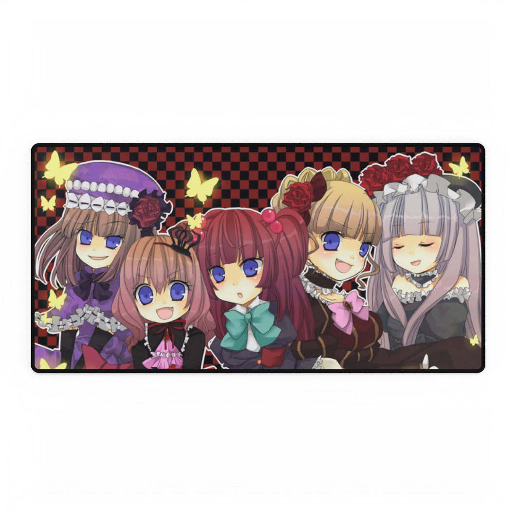 Chibi Girls Mouse Pad (Desk Mat)