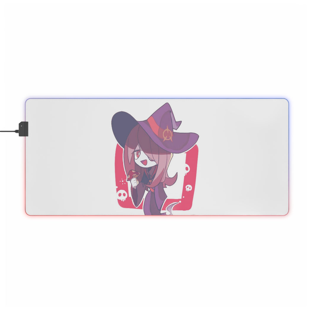 Little Witch Academia Sucy Manbavaran, Computer Keyboard Pad RGB LED Mouse Pad (Desk Mat)