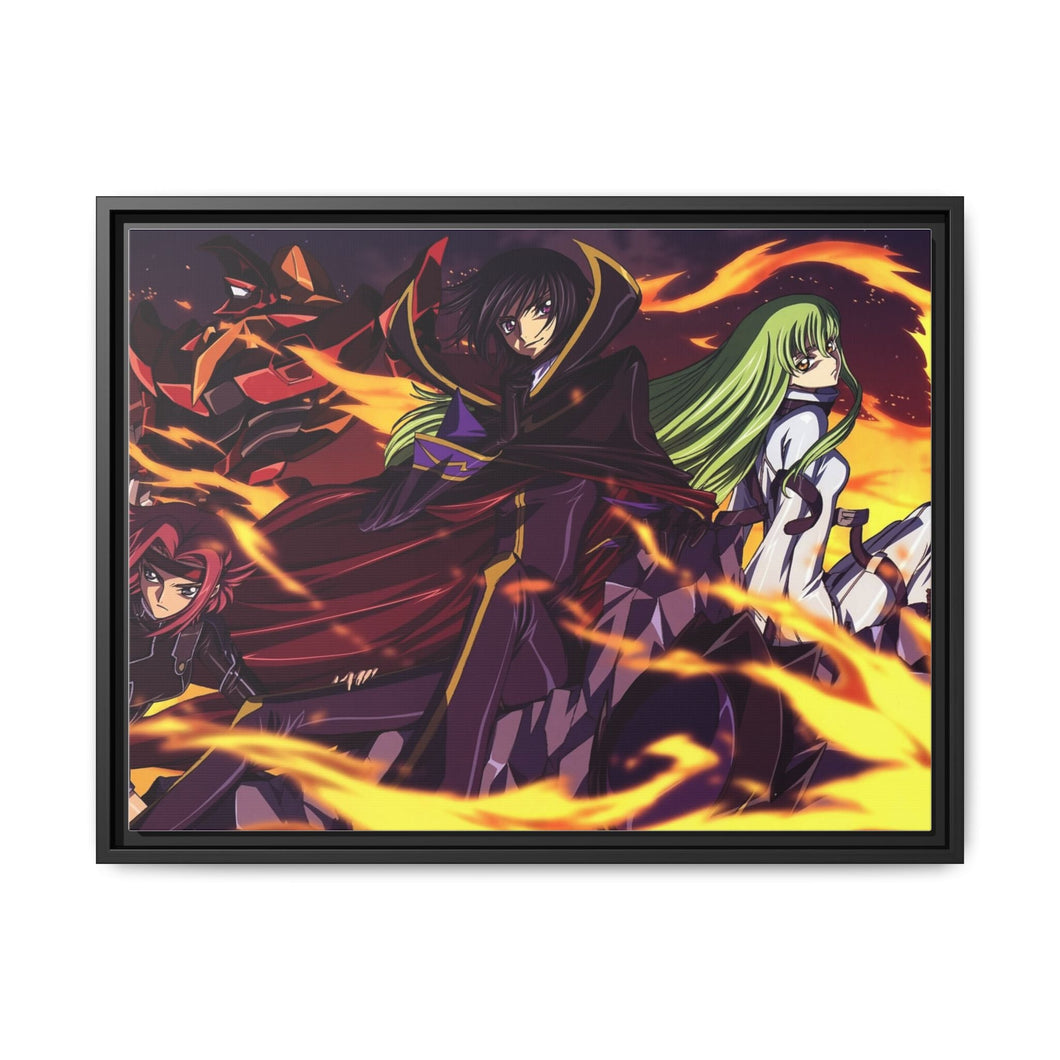 Anime Code Geass Canvas Framed Art Print