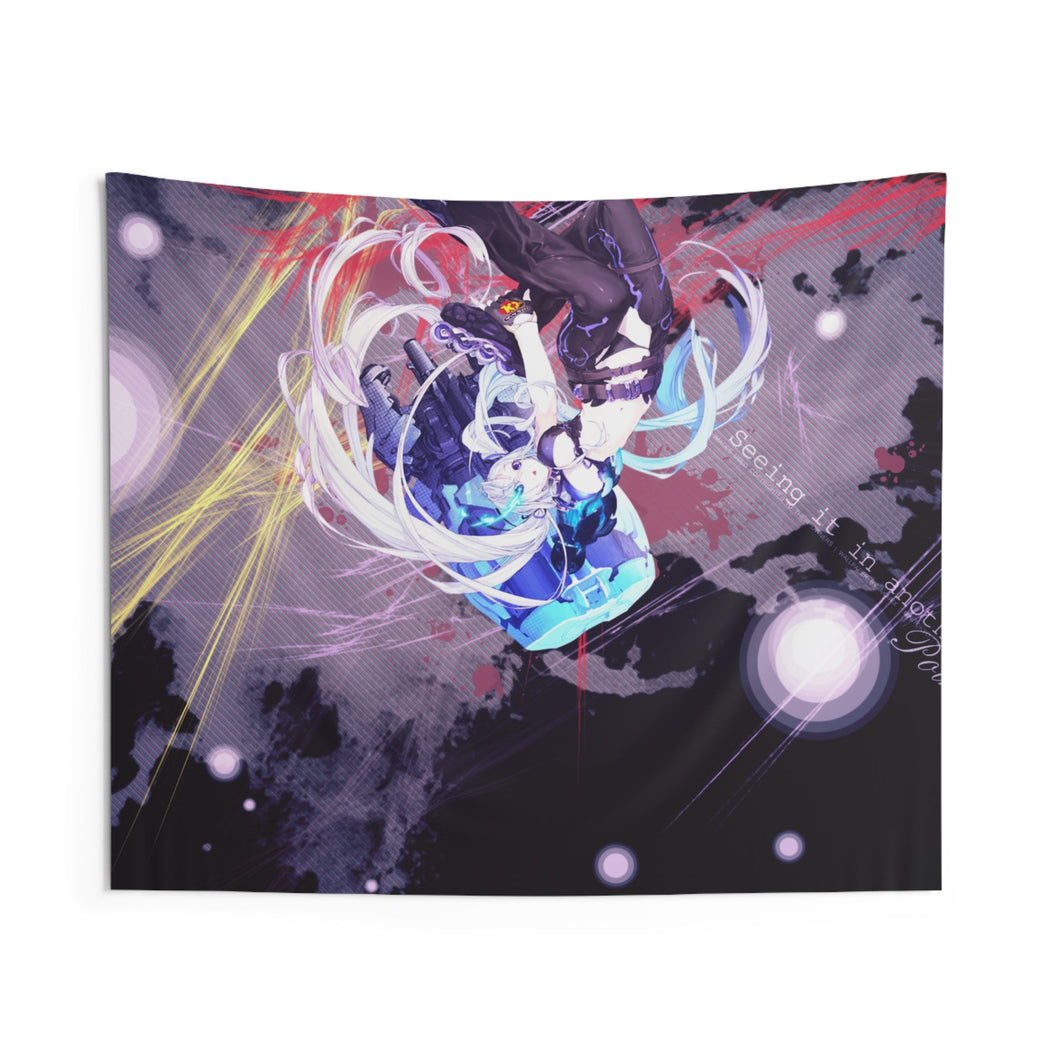 Black Rock Shooter Indoor Wall Tapestry