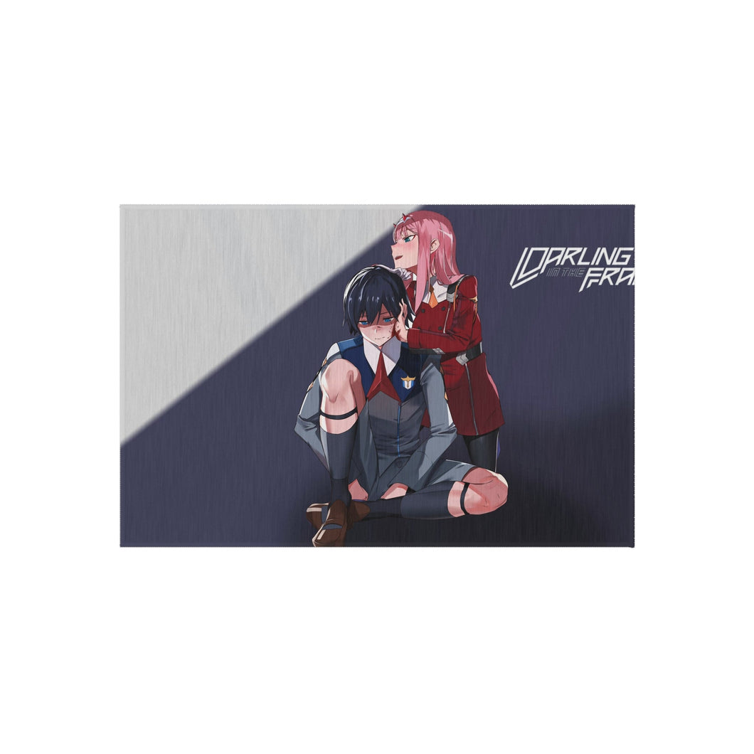 Zero Two and Hiro Rug