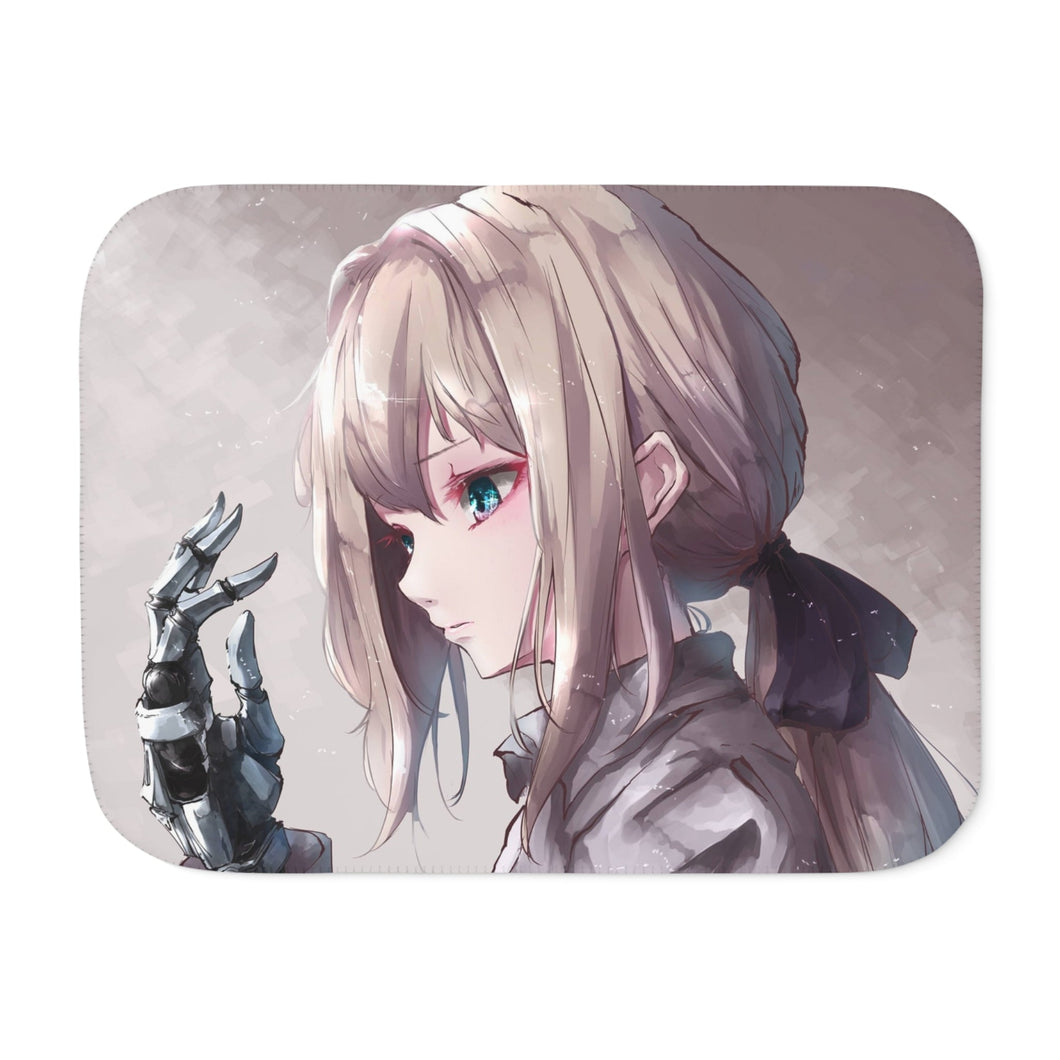 Violet Evergarden Sherpa Blanket