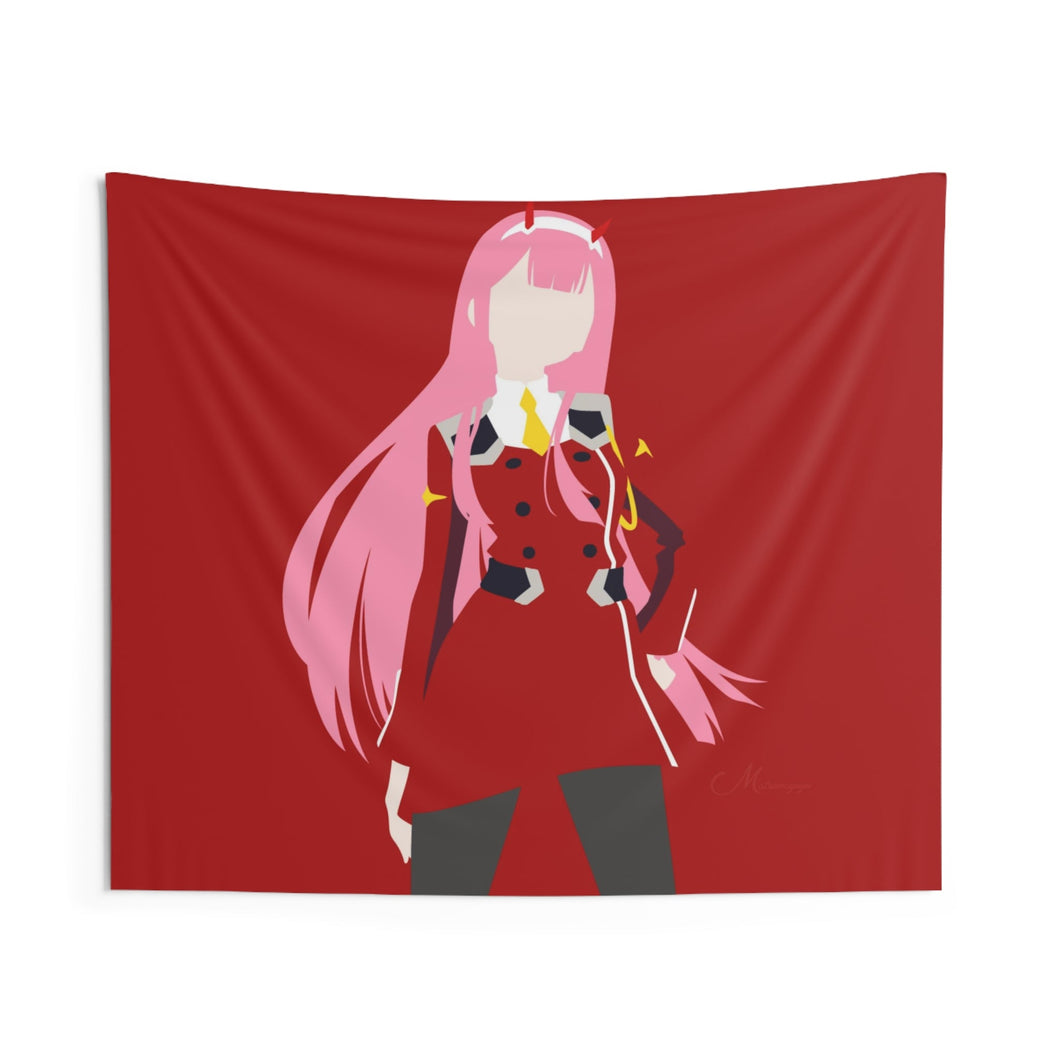 Zero Two from Darling in the FranXX Indoor Wall Tapestry
