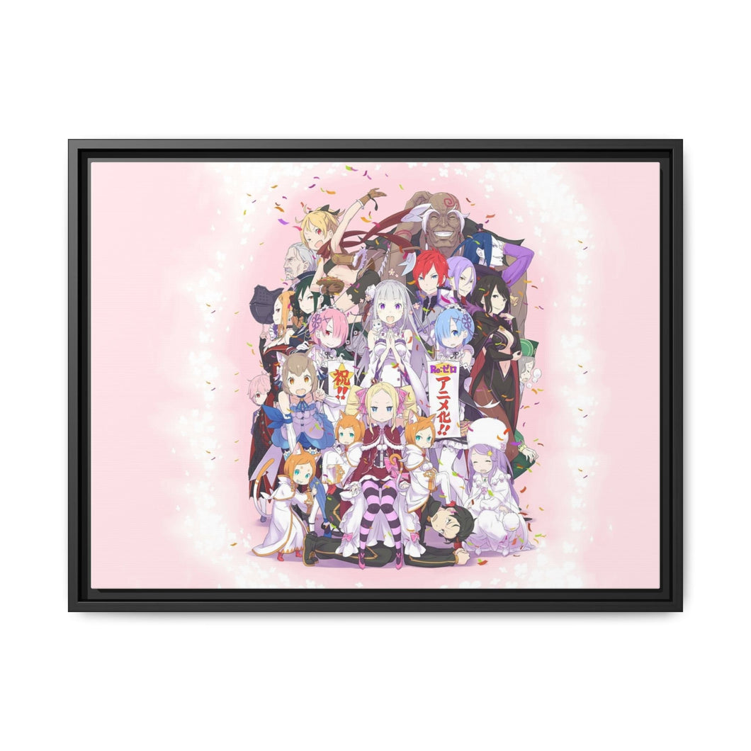 Anime Re:ZERO -Starting Life in Another World- Canvas Framed Art Print