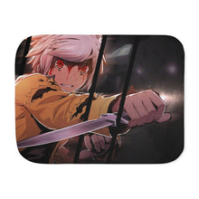 Load image into Gallery viewer, Is It Wrong To Try To Pick Up Girls In A Dungeon? Sherpa Blanket
