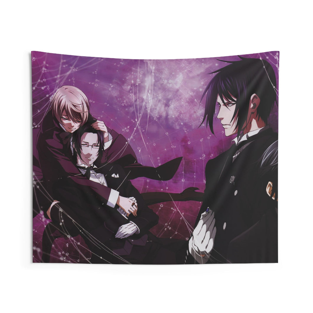 Black Butler Indoor Wall Tapestry