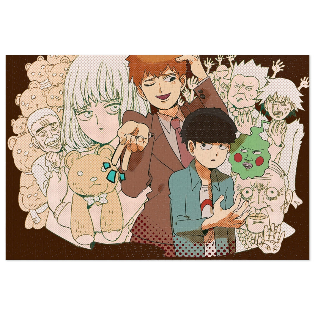 Mob Psycho 100 Arataka Reigen, Shigeo Kageyama, Ekubo Jigsaw Puzzle
