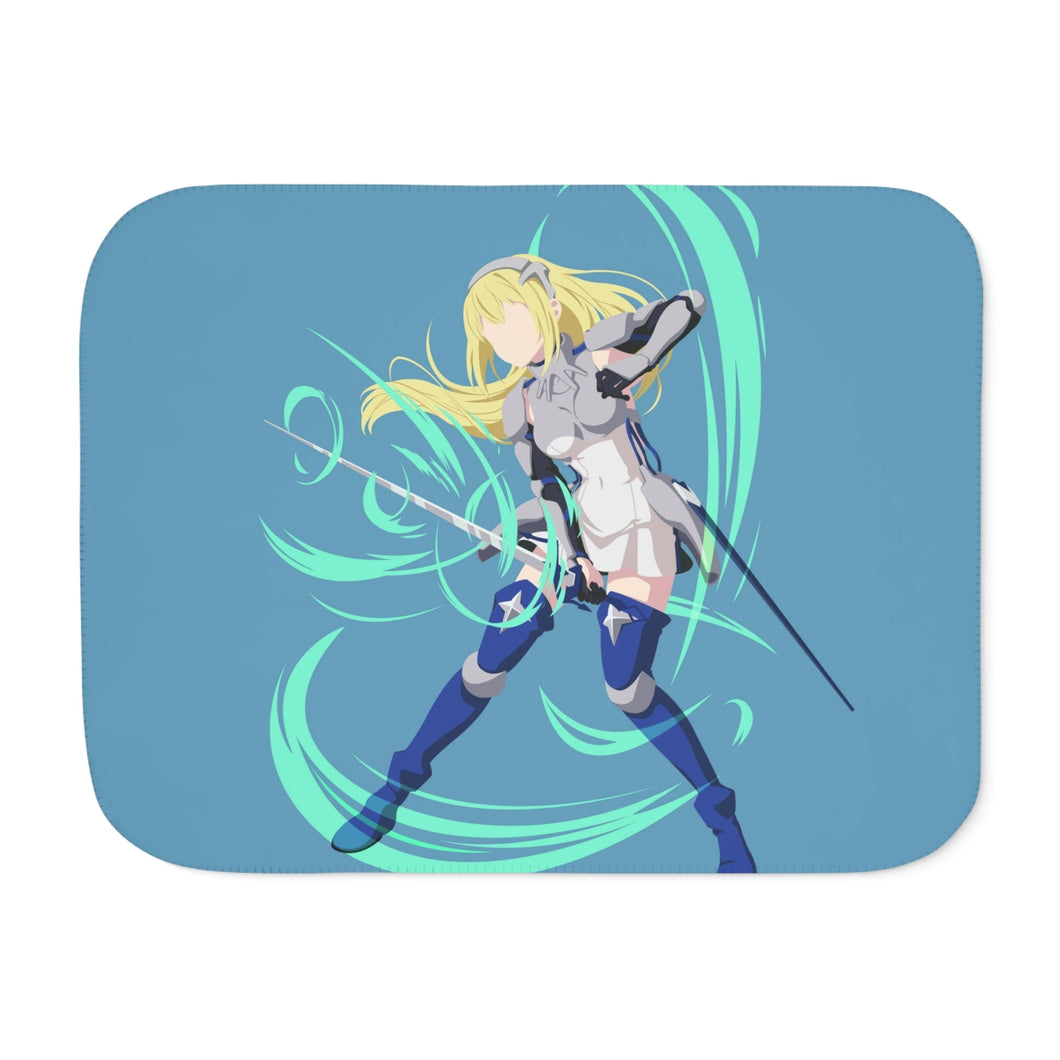 Is It Wrong To Try To Pick Up Girls In A Dungeon? Sherpa Blanket