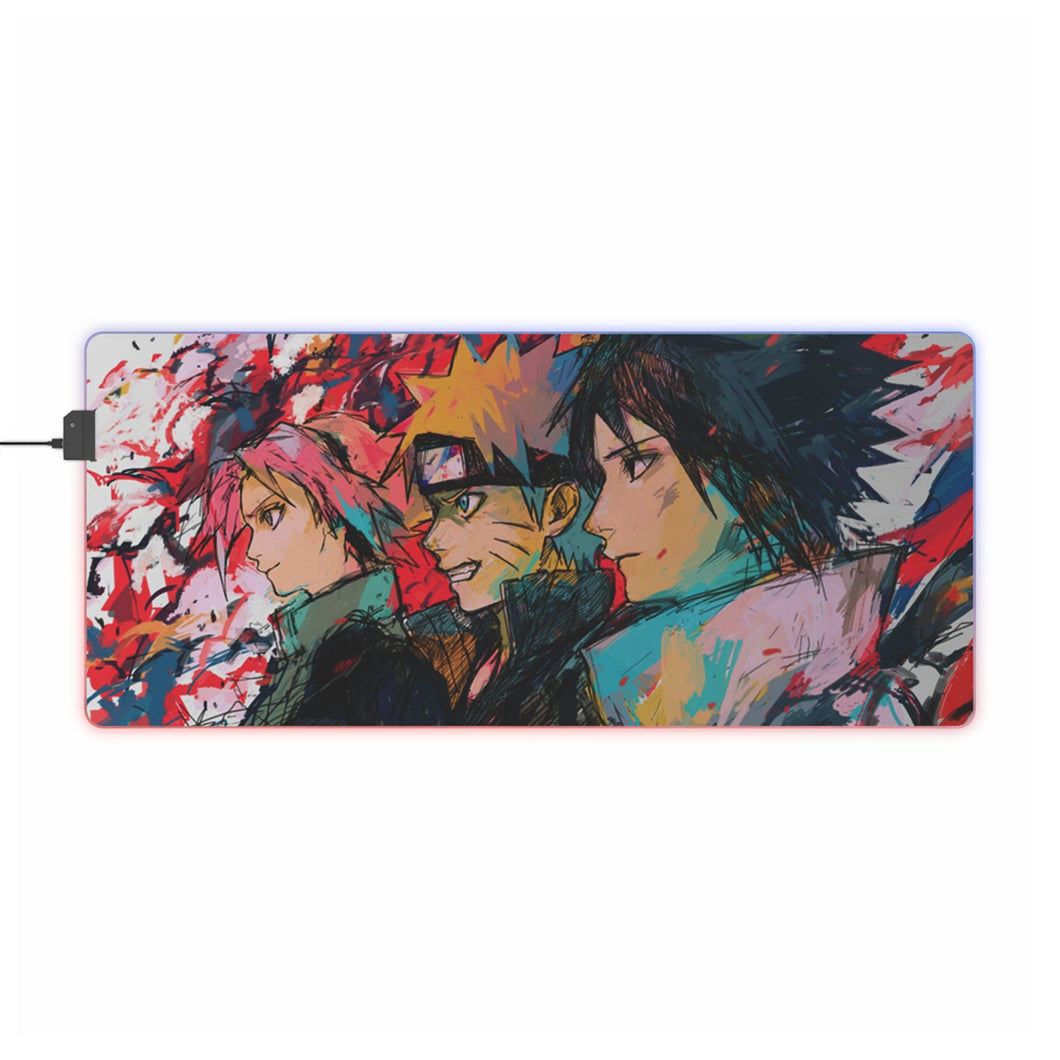 Anime Naruto RGB LED Mouse Pad (Desk Mat)