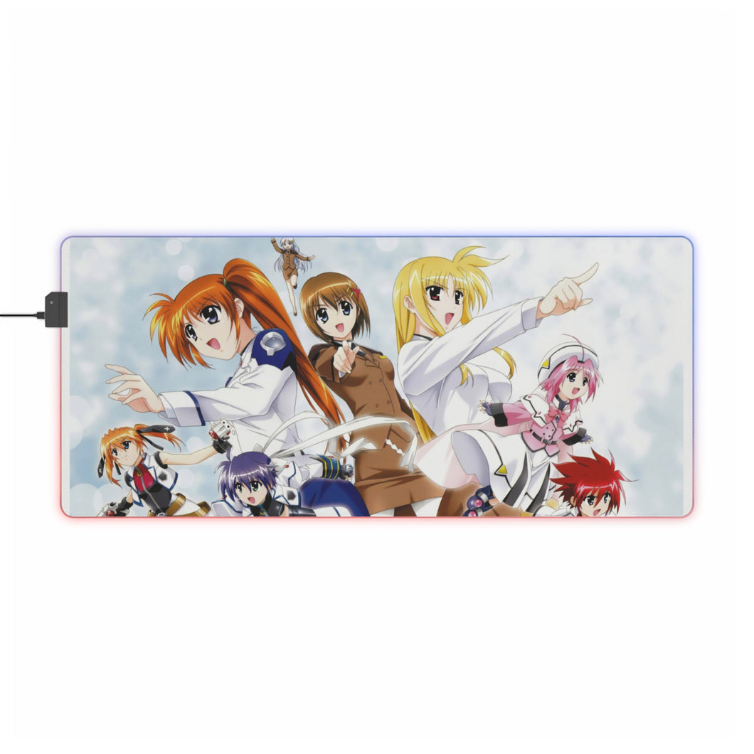 Magical Girl Lyrical Nanoha RGB LED Mouse Pad (Desk Mat)