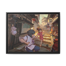 Load image into Gallery viewer, Anime Spirited Away Canvas Framed Art Print
