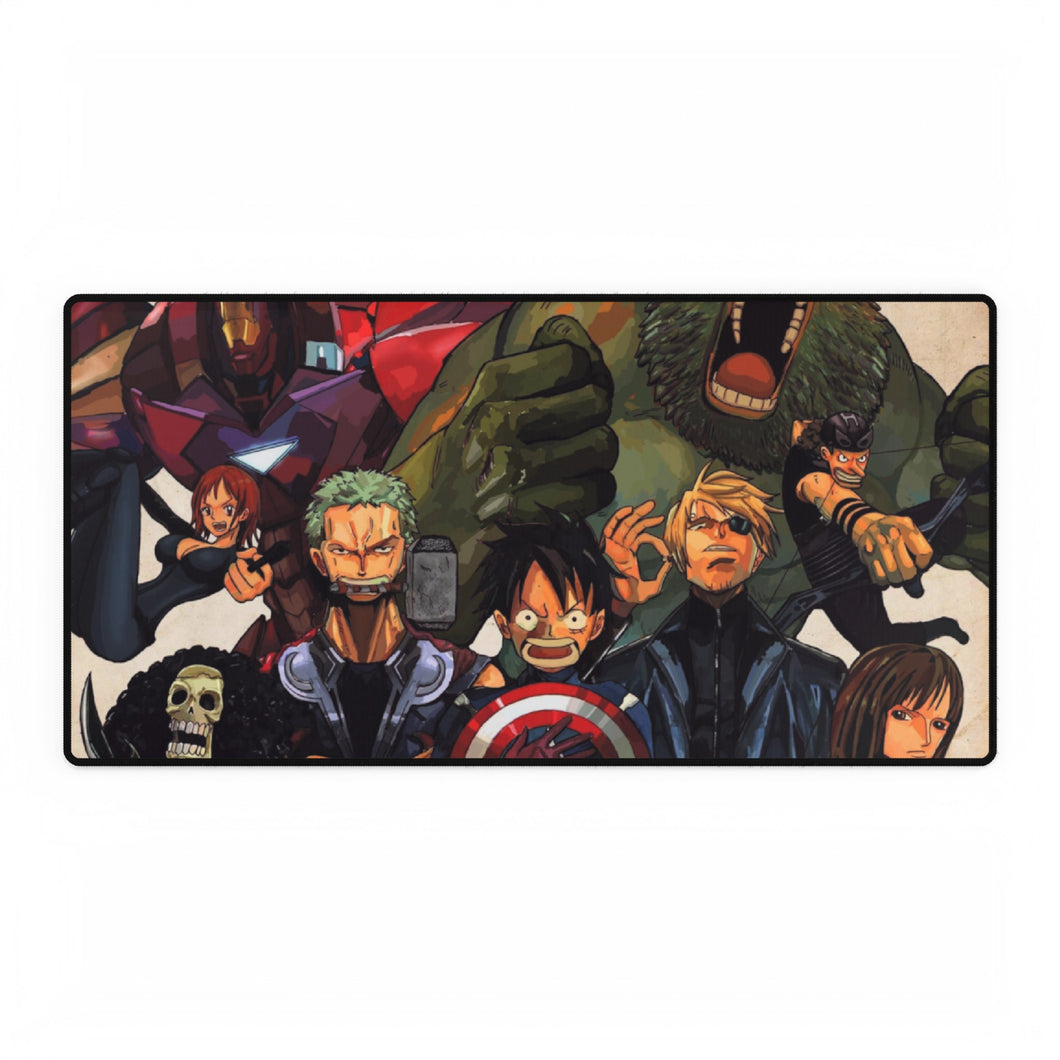 One piece of the avengers Mouse Pad (Desk Mat)