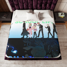 Load image into Gallery viewer, School Life &amp; Demons Sherpa Blanket
