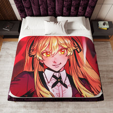 Load image into Gallery viewer, Anime Kakegurui Sherpa Blanket
