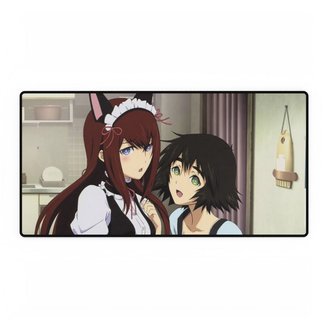 Kurisu & Mayuri Cosplay Mouse Pad (Desk Mat)