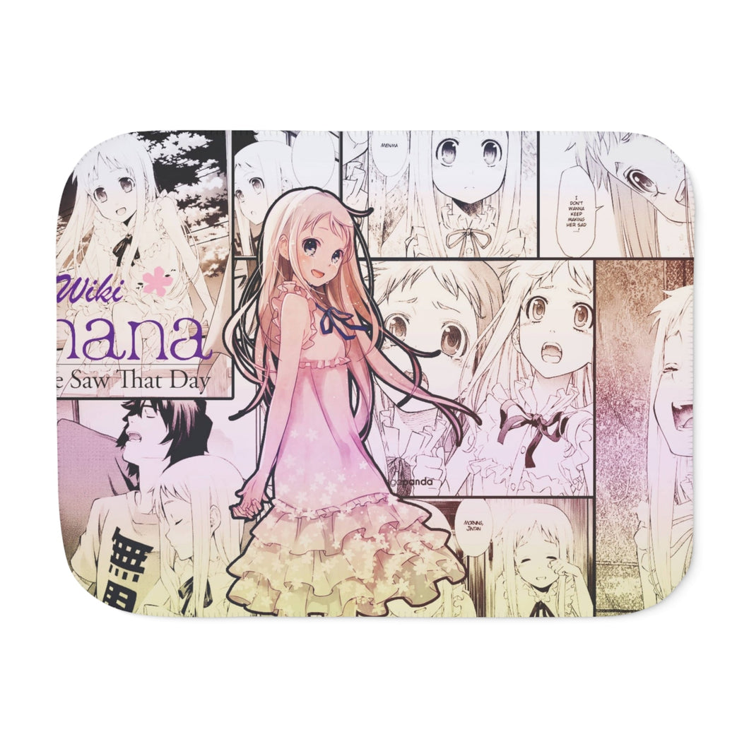 Anohana Meiko Honma Sherpa Blanket