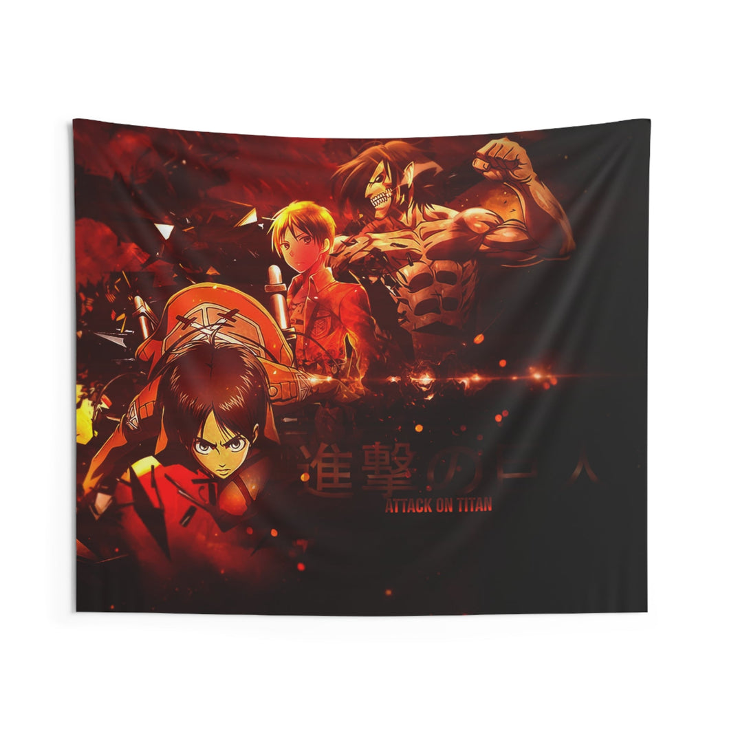 Anime Attack On Titan Indoor Wall Tapestry