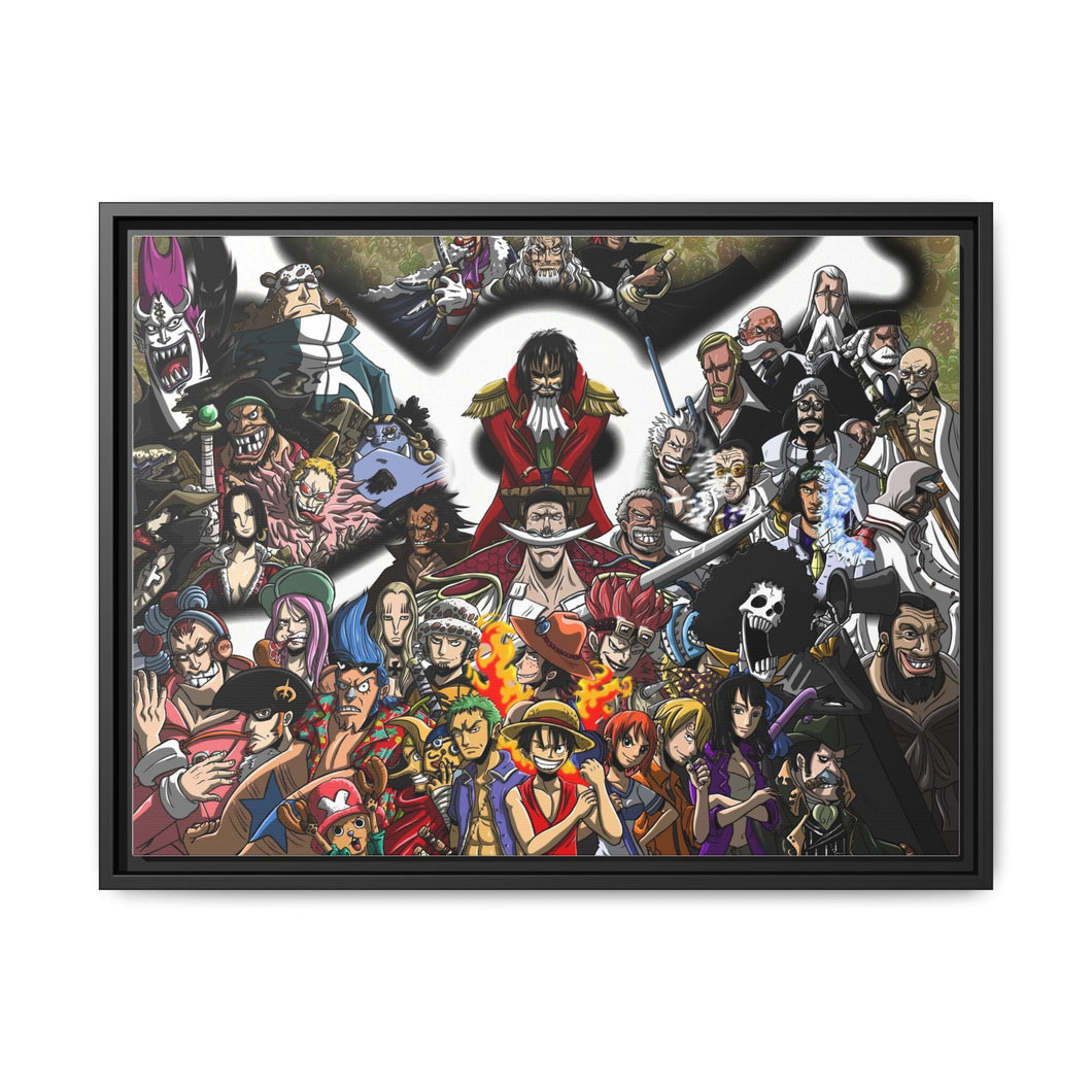 Anime One Piece Canvas Framed Art Print