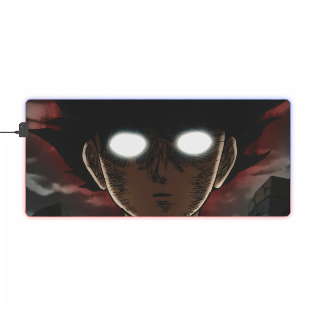 Anime Mob Psycho 100 RGB LED Mouse Pad (Desk Mat)