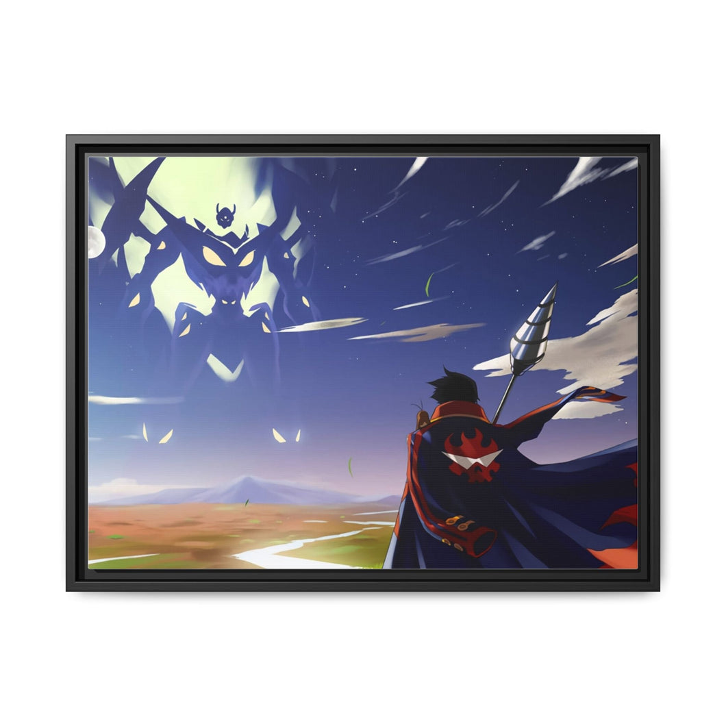 Anime Tengen Toppa Gurren Lagann Canvas Framed Art Print