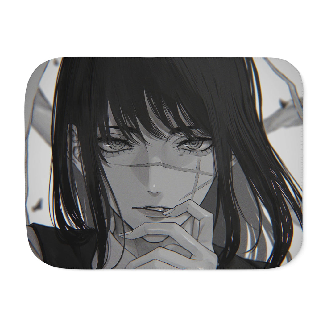 Anime Chainsaw Man Sherpa Blanket