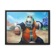 Grandpa son gohan Canvas Framed Art Print