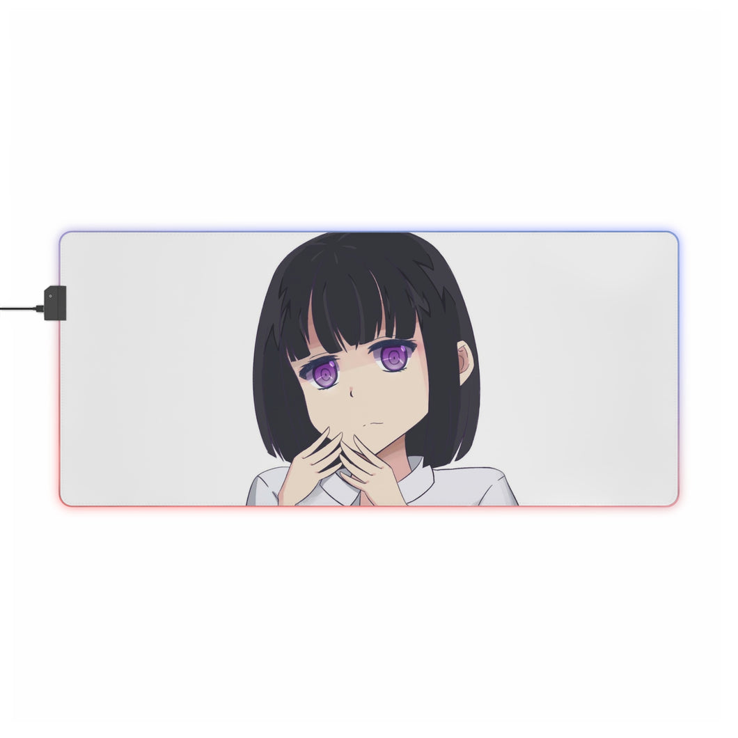 Kuzu No Honkai Hanabi Yasuraoka RGB LED Mouse Pad (Desk Mat)