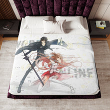 Load image into Gallery viewer, Yuuki Asuna &amp; Kirigaya Kazuto Sherpa Blanket
