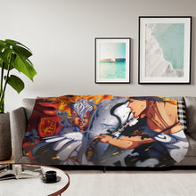 Load image into Gallery viewer, Black Clover Yami Sukehiro Sherpa Blanket
