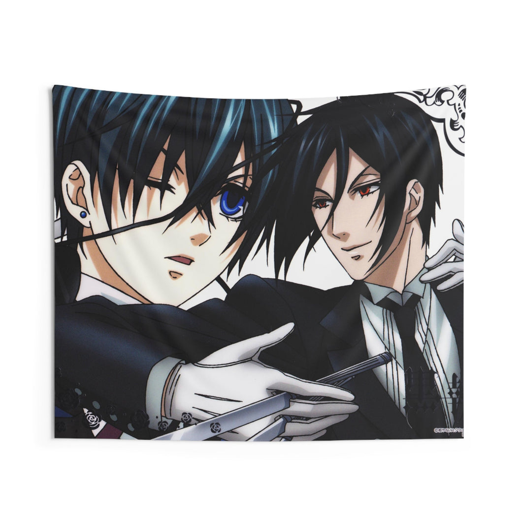 Black Butler Indoor Wall Tapestry