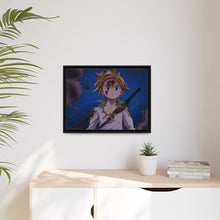 Load image into Gallery viewer, Meliodas Awake His Demon Blood Evil Power - Leader Of 10 Commandements - Canvas Framed Art Print
