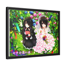 Load image into Gallery viewer, Anime Date A Liver Canvas Framed Art Print
