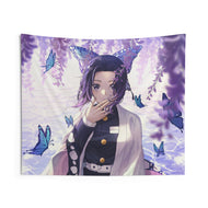 Shinobu Kochou Indoor Wall Tapestry