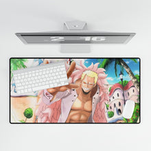 Load image into Gallery viewer, Doflamingo Mouse Pad (Desk Mat)
