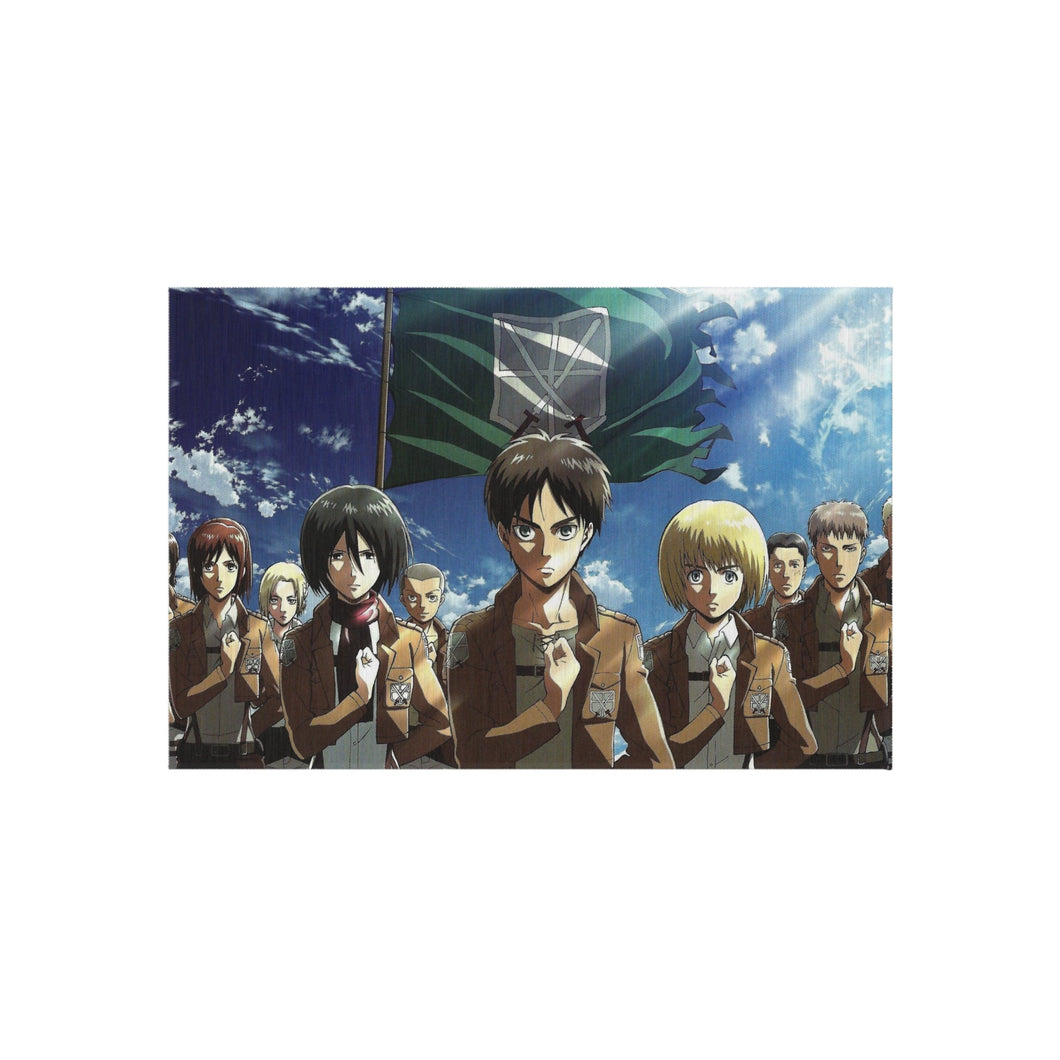 Eren yeager With Team Rug