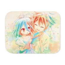 Load image into Gallery viewer, Sora and Shiro Sherpa Blanket
