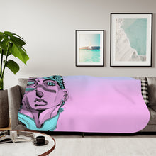 Load image into Gallery viewer, Jolyne Cujoh / Stone Ocean Sherpa Blanket
