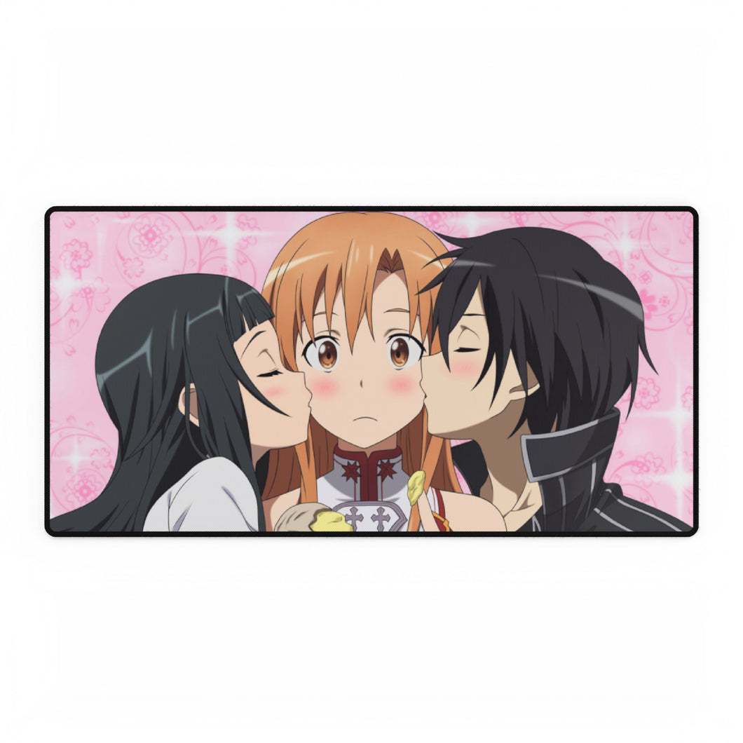 Kirito,Asuna and Yui Mouse Pad (Desk Mat)