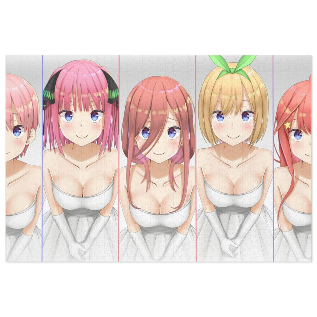 The Quintessential Quintuplets Miku Nakano, Itsuki Nakano, Nino Nakano, Yotsuba Nakano, Ichika Nakano Jigsaw Puzzle