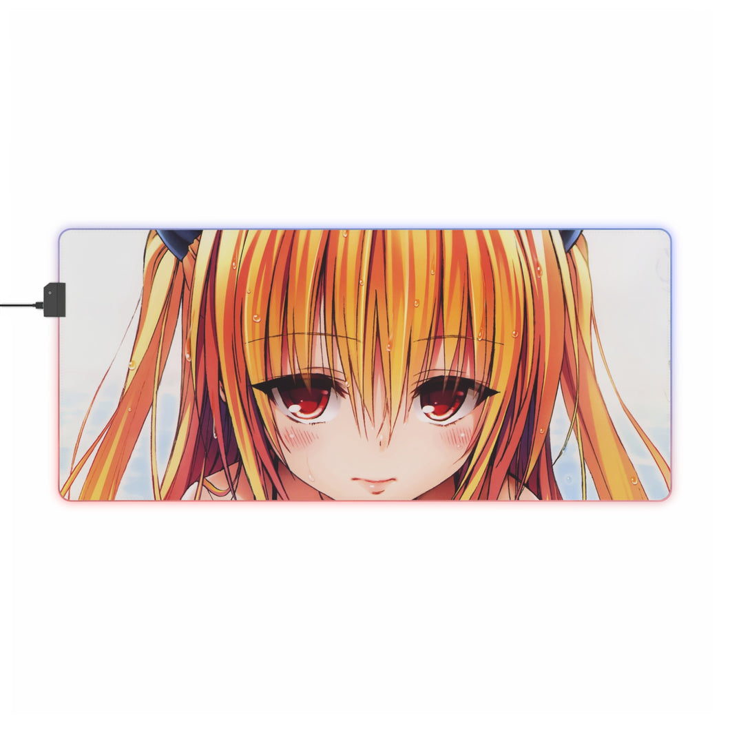 Golden Darkness RGB LED Mouse Pad (Desk Mat)