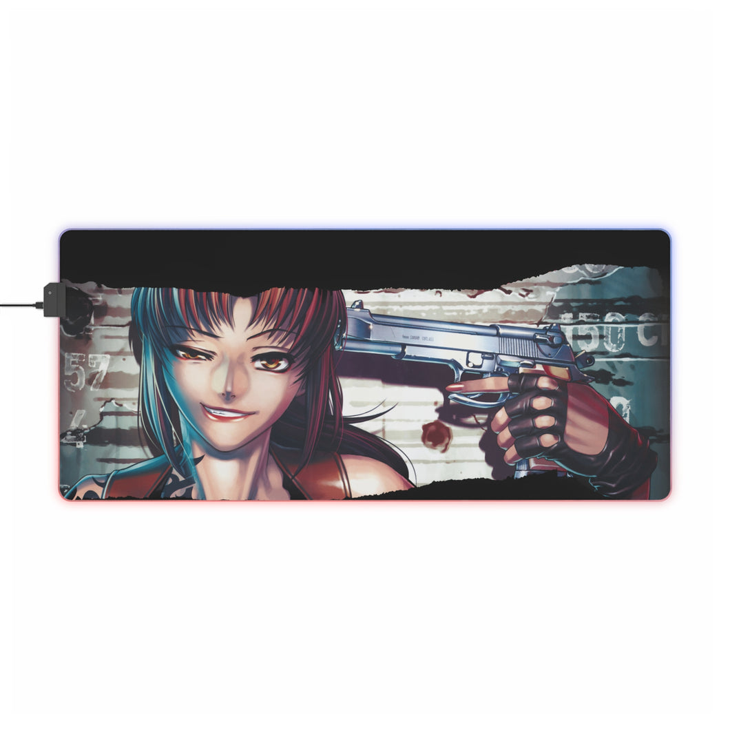 Black Lagoon Revy RGB LED Mouse Pad (Desk Mat)