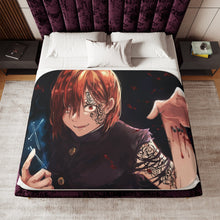 Load image into Gallery viewer, Jujutsu Kaisen Nobara Kugisaki Sherpa Blanket
