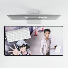 Load image into Gallery viewer, Mayuri and Okabe Mouse Pad (Desk Mat)
